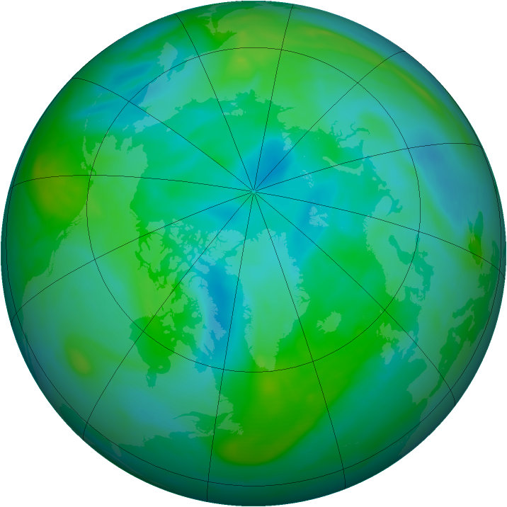 Arctic ozone map for 02 September 2006